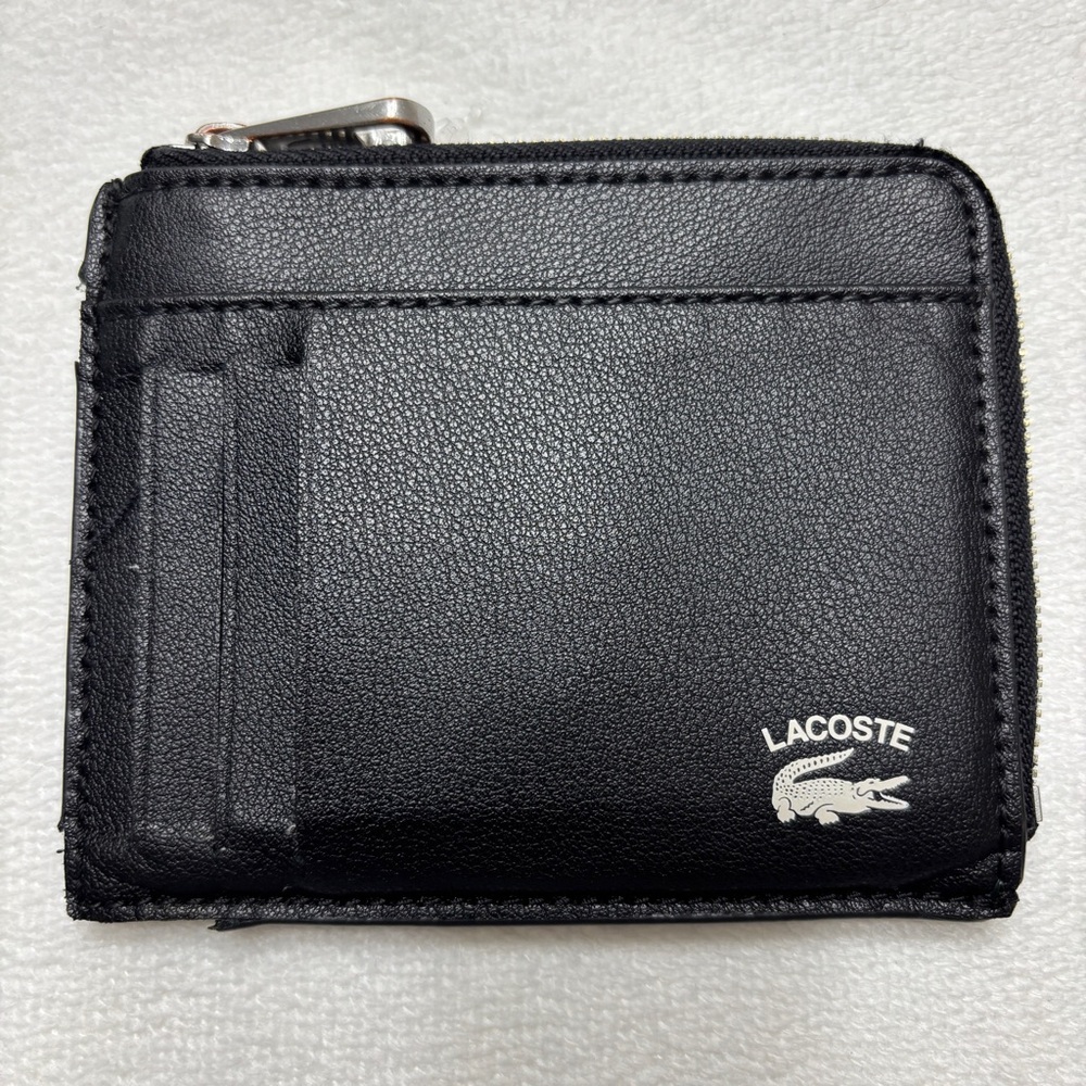 Lacoste FG Sportswear Men’s Card Holder with Zipper Compartment